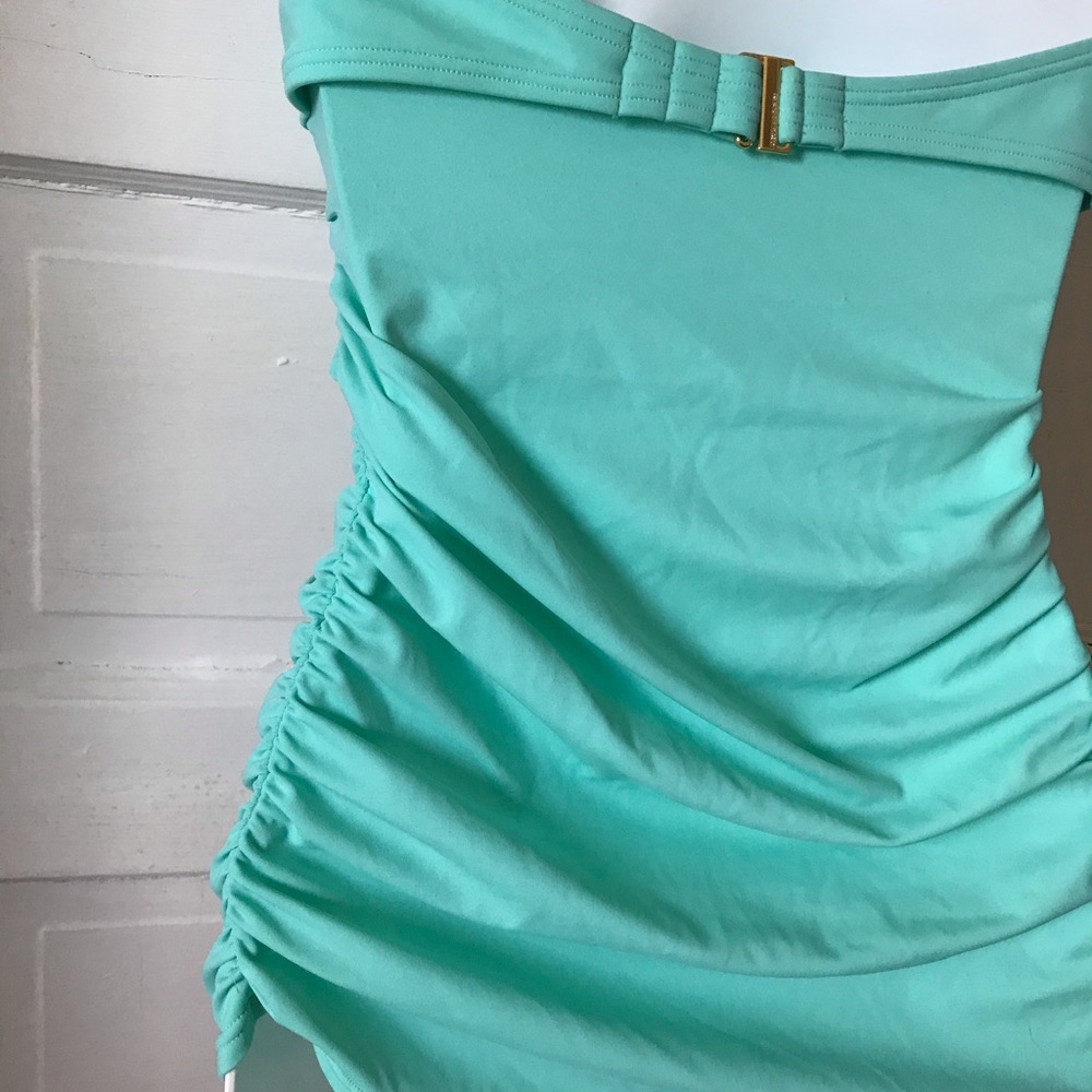 Victoria’s Secret strapless sea green tankini - Picture 8 of 8